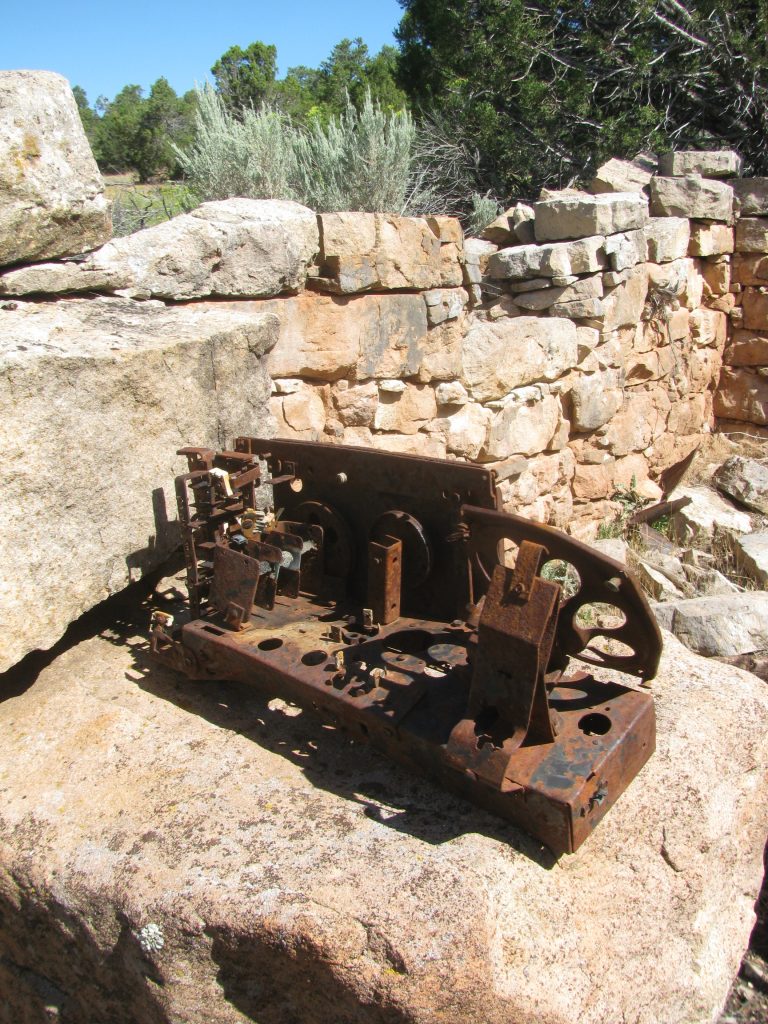 Radio found at Calamity Camp. In order to preserve the artifact, it was collected by BLM