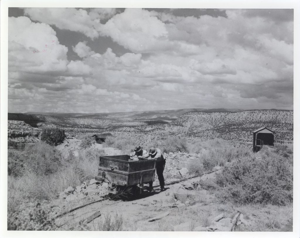 Uranium mining on the Colorado Plateau during the 1950s boom. William Chenoweth Collection, Museums of Western Colorado.